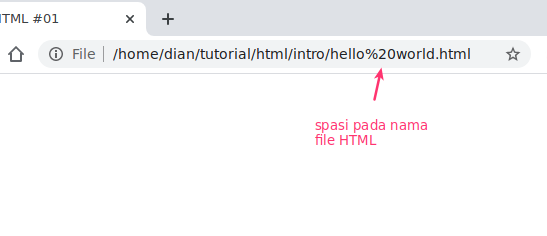 Hasil Hello World